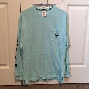 Pink Victoria Secret Aqua L/S Shirt